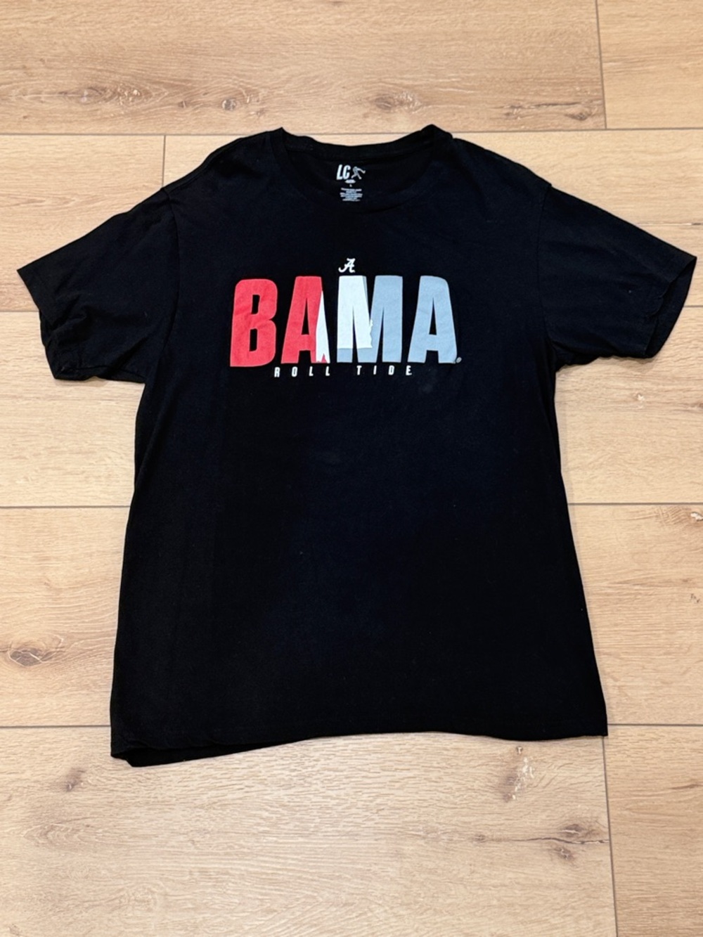 Black BAMA 'Roll Tide' Graphic Tee